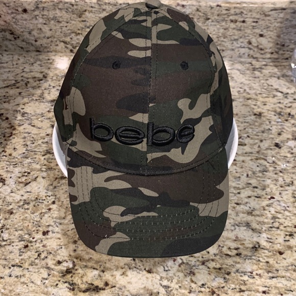 Woman’s Bebe Baseball Camouflage Hat - Picture 1 of 9